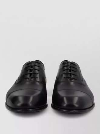 Ferragamo leather derby shoes