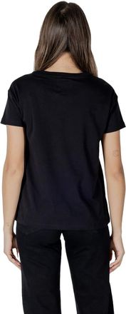 A|X Armani Exchange Logo-Embroidered Cotton T-Shirt - Black