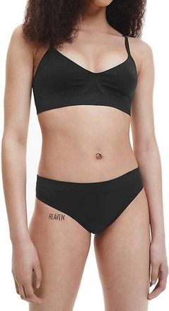 Calvin Klein Bonded Flex Lightly Lined Bralette In Black