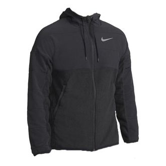 Nike Sports Breathable Casual Hooded Jacket Black DD2129-010