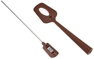 OEM Dailygoods - Term&oacute;metro Digital Para Alimentos Con Esp&aacute;tula - Perfecto Para Chocolate Y Salsas