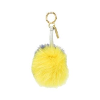 Fendi Pre-owned Accessories, female, Yellow, Size: ONE SIZE Pre-owned Handbag charm