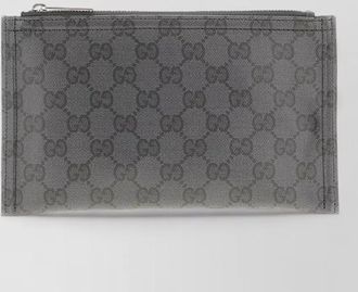 Gucci leather clutch bag