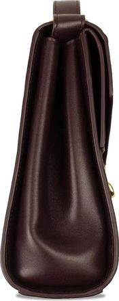 Bottega Veneta Womens The Clip Shoulder Bag Brown Leather