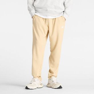 New Balance Mens Textured Check Pant in Brown Polyester, size X-Large