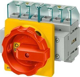 SIEMENS 3ld2504-0tk53 Interruptor Autom&aacute;tico 63a Rojo Amarillo