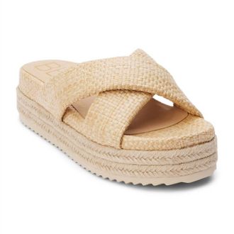 Matisse Footwear Womens Hali Platform Sandal In Beige
