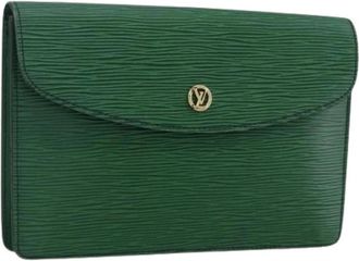 Louis Vuitton Pre-owned Clutches, female, Green, Size: ONE SIZE Pre-owned Vintage Clutch