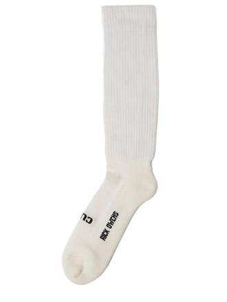 Rick Owens Sokken met logoprint - Wit