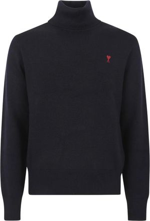 Ami ADC Sweater - Heren - Coltruien - Blauw - S - Wol - Truien & Vesten