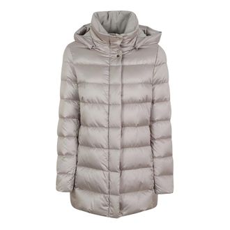 Moorer Delia Down Coat - - Coats - Donna - Grigio - S