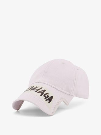 Balenciaga Mens Hat Cotton White