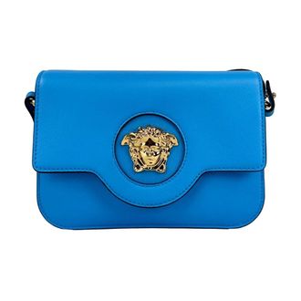 Versace La Medusa Borsa a Tracolla - - Bags - Donna - Blu - ONE SIZE