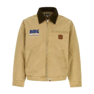 A Bathing Ape A Bathing APE - Work Jacket - Heren - Jassen - Beige - Maat: L