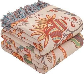 OEM Colcha - Estilo Bohemio - 100% Algod&oacute;n - 150 X 200 Cm - Multicolor