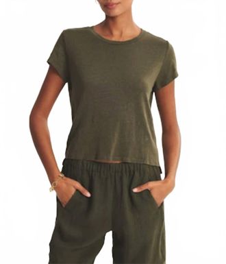 Velvet Casey Tee In Marsh