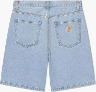 Carhartt Work in Progress Mens Carhartt WIP Denim Landon Short Blue Heavy Worn Bleached - Size: 32/32