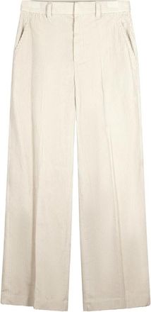 Brunello Cucinelli Wijde Broek - Dames - Wijde Broeken - Wit - M - Broeken