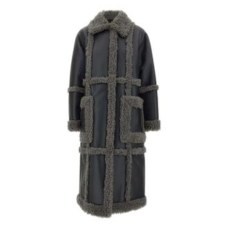 Stand Studio Parkas, female, Black, Size: XL Patrice Coat