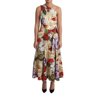 Dolce & Gabbana Floral Print Dress - female - Dolce & Gabbana - Maxi Dresses - Multicolor - M - Dresses