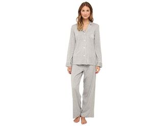 Lauren Ralph Lauren Hammond Knits Pajama Set Womens Pajama Sets Heather Grey : LG (US 12-14), Cotton/Jersey/Modal