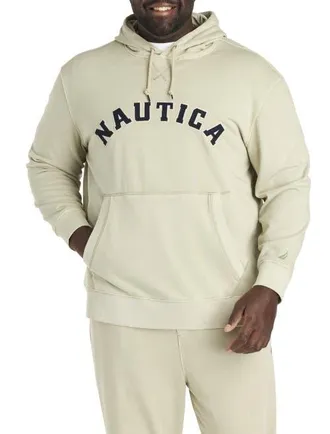 Nautica Big & Tall Signature Terry Pullover Hoodie in Antiquity Tan at Nordstrom, Size 3X Big
