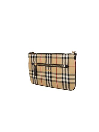 Burberry Nylon Clutch - Beige