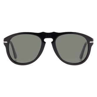 Persol Crystal Green Pilot Mens Sunglasses PO0649 95/31 52