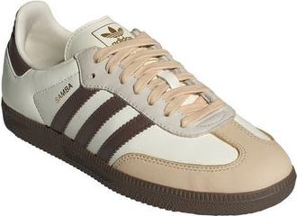 adidas Gender Inclusive Samba OG Sneaker in Off White/Earth Strata/Gum at Nordstrom, Size 10.5 Womens