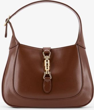 Gucci Leather shoulder bag with metal details - GUCCI - gender_Woman