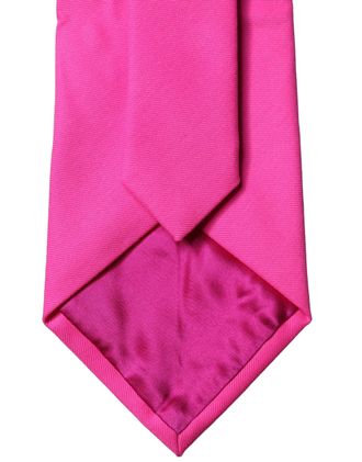 Dolce & Gabbana Silk Solid Necktie - Pink