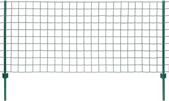 Berkfield Home Euro Fence Steel 20x1.2 m Green