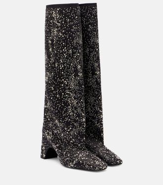Coperni Embellished knee-high boots