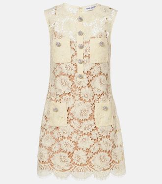 Self Portrait Lace minidress