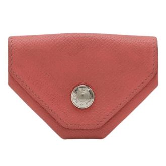 Herm&egrave;s Pre-owned Wallets, female, Pink, Size: ONE SIZE Pre-owned Le 24 Veau Epsom Coin Case