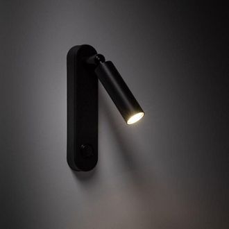 Luminosa Light Designs Tk-lighting ENZO BLACK 6621 applique murale nera design moderno