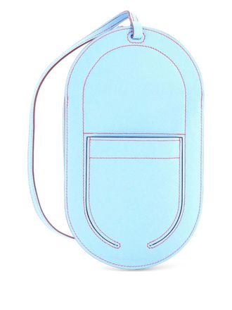 Herm&egrave;s In-The-Loop Phone To Go Case Leather GM pouch - women - Calf Leather - One Size - Blue