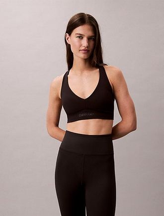 Calvin Klein Sujetador deportivo de medio impacto y secado r&aacute;pido