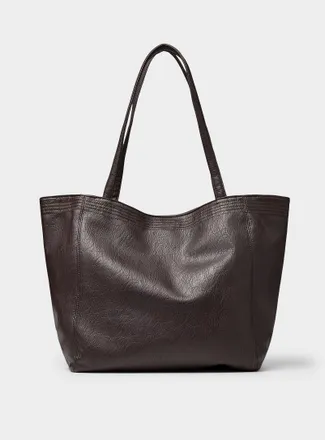 Le 31 Mens Supple faux leather Tote Bag