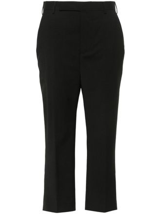Rick Owens Pressed-Creased Tapered Trousers