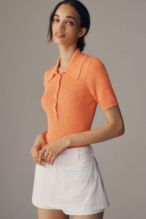 Essentiel Jabric Collared Henley Sweater