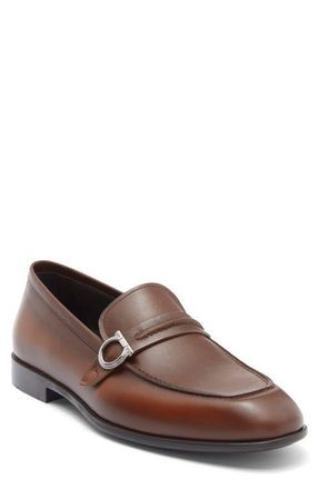 Ferragamo Terence Apron Toe Loafer in Naturale/Midbrown T.moro at Nordstrom, Size 10.5