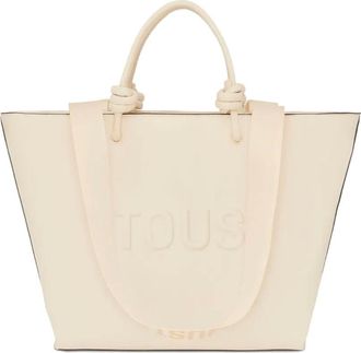Tous Borsa tote goffrata - Toni neutri
