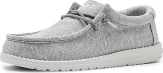 Hey Dude Wally Stretch Jersey Mens Shoes Grey : 11 M, Polyester