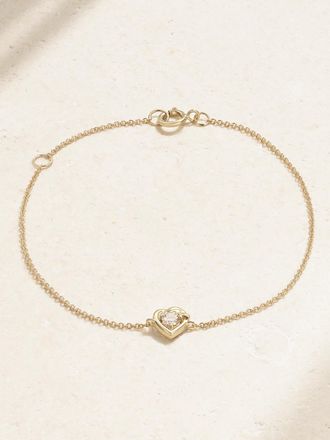 Stone and Strand Bracciale In Oro 10 Carati Con Diamante Tie The Knot