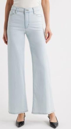 Frame Denim Le Slim Palazzo High Waist Wide Leg Jeans in Feather at Nordstrom Rack, Size 29