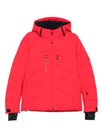 Bogner Jervis-D hooded zip padded ski jacket - men - Polyamide/Elastane/Polyurethane - 54 - Red