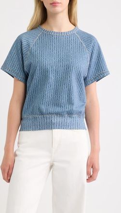 Rag & Bone Miramar Terry Cloth Short Sleeve Sweatshirt in Inwaf at Nordstrom, Size Xx-Small