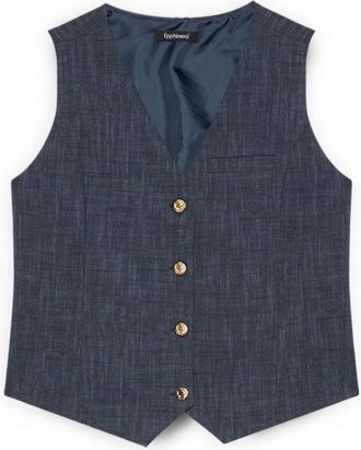 Fiorella Rubino Mujer, Chaquetas, Azul, Talla: L