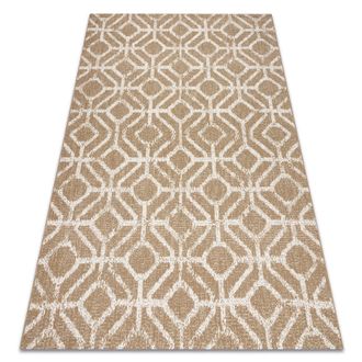 RugsX RugsX Flat Rug in Beige | Size: 200 cm x 290 cm